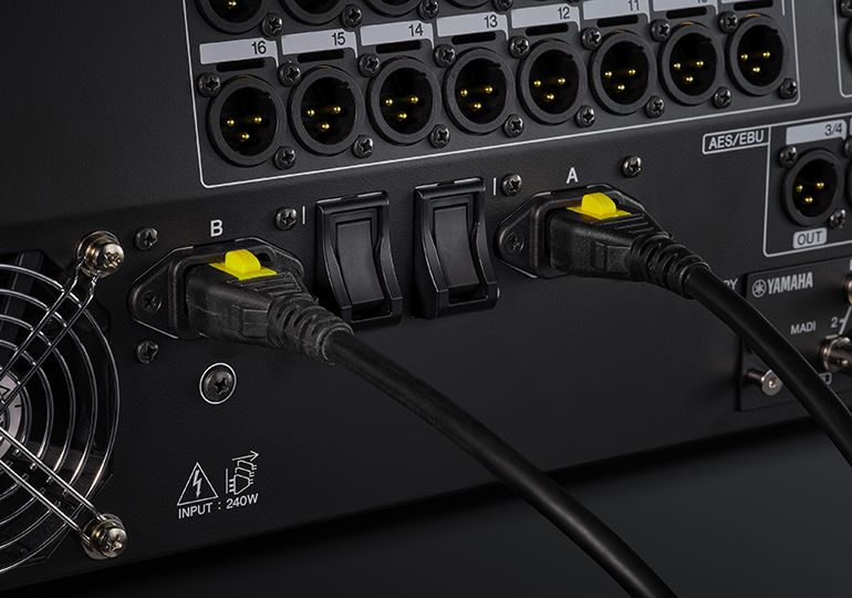 Yamaha Digital Mixing Console DM7: 冗余電源，可靠性高